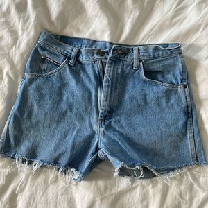 Vintage Cut Off Wrangler Jean Shorts